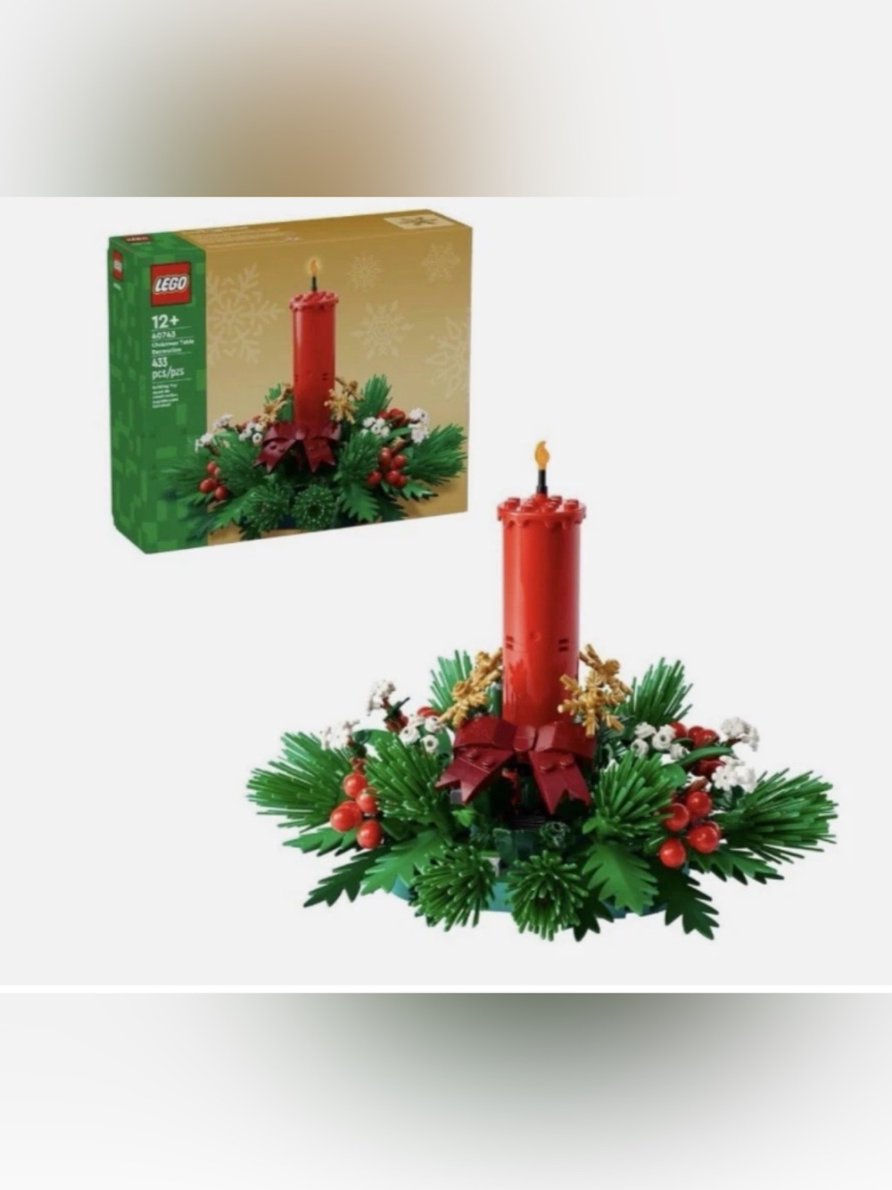 LEGO Christmas Table Decoration Building Toy